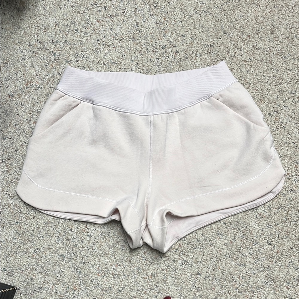 Lululemon Athletica Pink Fleece Shorts Relaxed Fit